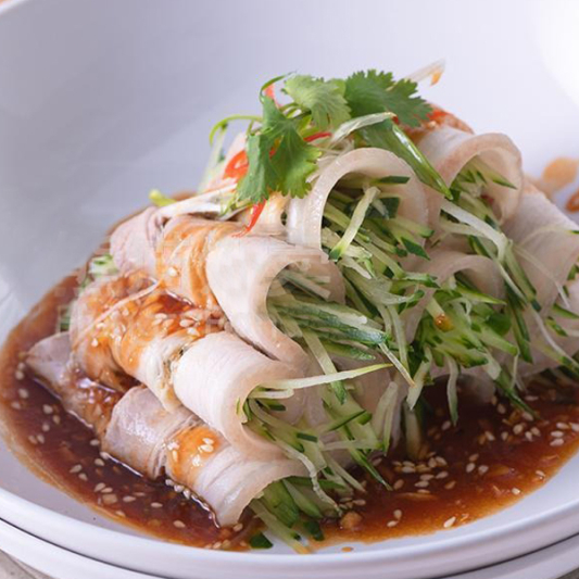 Sliced Pork with Garlic FIavor 蒜泥白肉