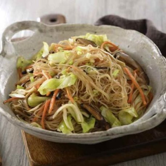 Vegetable Rice Noodles 素菜炒米粉