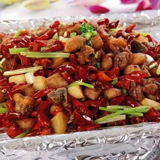 Stir-Fried Diced Chicken with Red Chili (Dinner Menu) 干煸辣子鸡(晚餐)