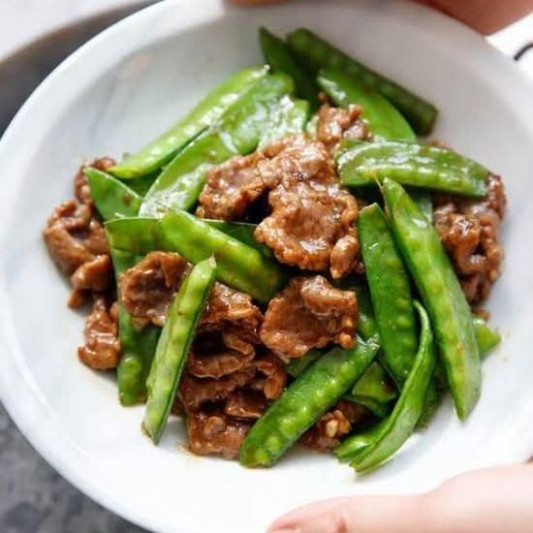 Beef with Snow Peas (Dinner Menu) 雪豆牛肉(晚餐)