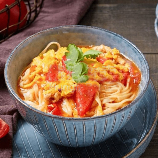 Stewed Noodles with Tomatoes 西红柿打卤面