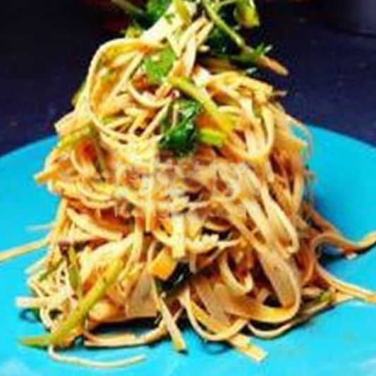 Dried Tofu Strips with Napa Cabbage 肀豆腐拌白菜丝