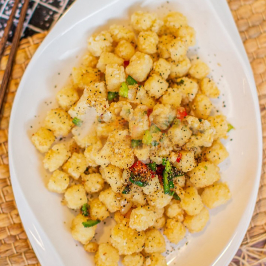 Salt & Pepper Tofu Lunch Special 椒盐豆腐盒饭