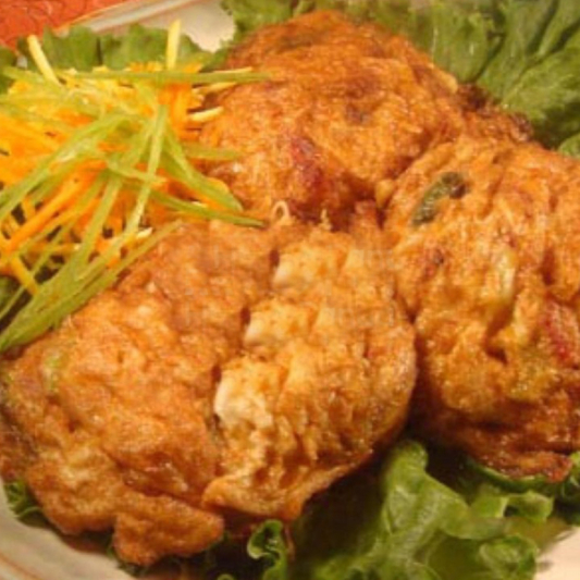 Combo Egg Foo Young (Dinner) 什锦蓉蛋(晚餐)