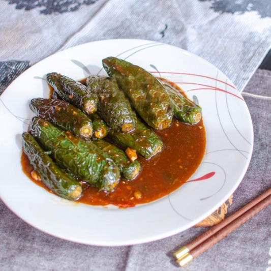 Pan-Seared Green Chili Pepper 虎皮尖椒