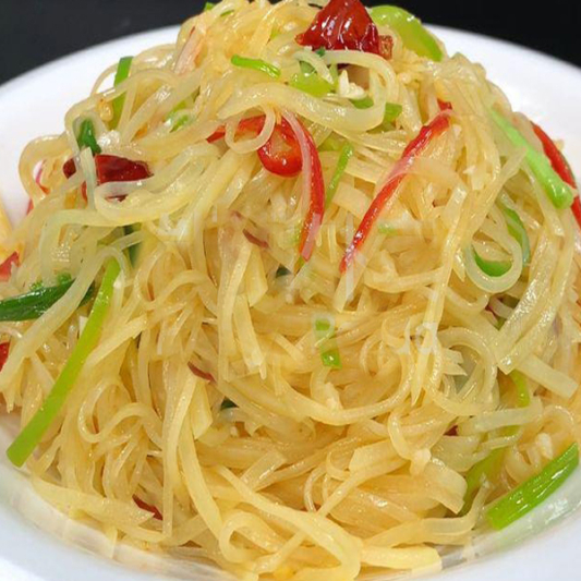 Stir-Fried Hot & Sour Shredded Potato 醋溜士豆丝