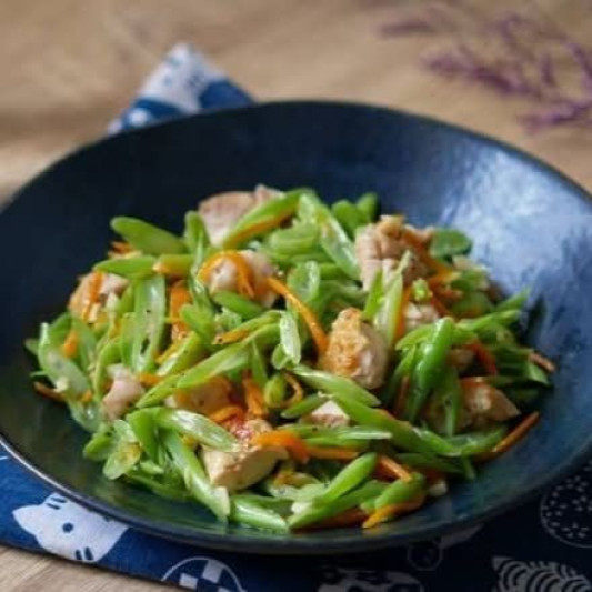 Chicken with String Beans (Dinner Menu) 鸡丁四季豆(晚餐)