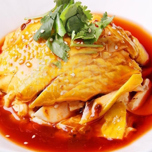 Steamed Chicken with Chili Sauce 口水鸡
