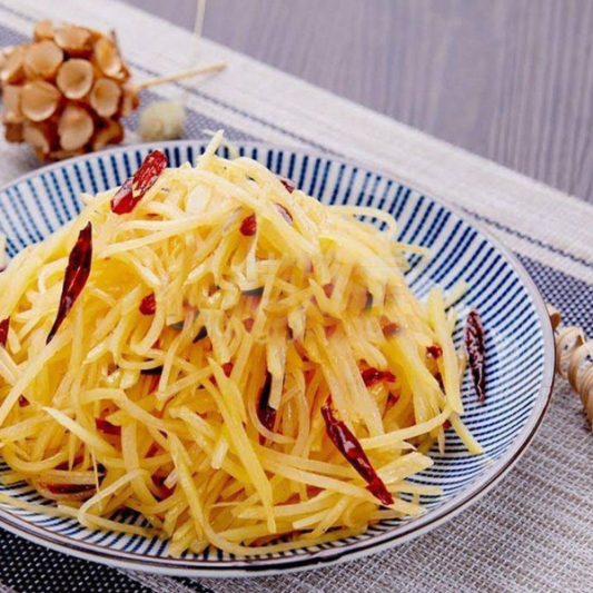 Hot & Sour Shredded Potatoes 酸辣土豆丝