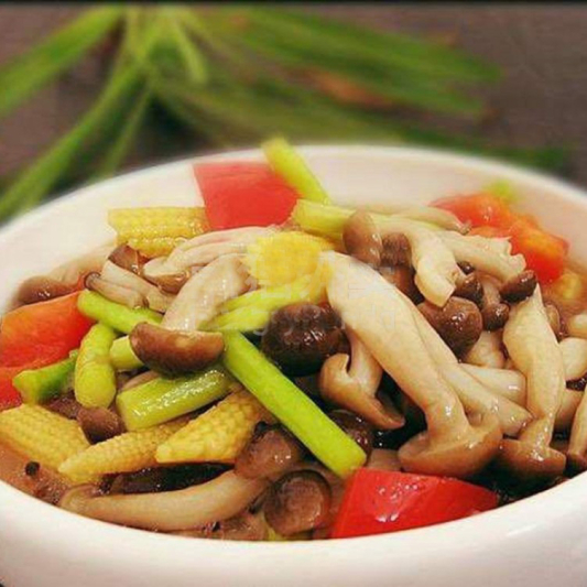 Stir-Fried Crab Mushrooms 素炒蟹味菇