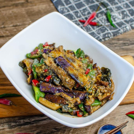 Eggplant with Chili 辣炒茄子