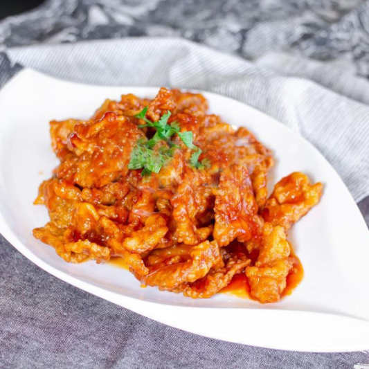 Sweet & Sour Sliced Pork Cutlets 锅包肉