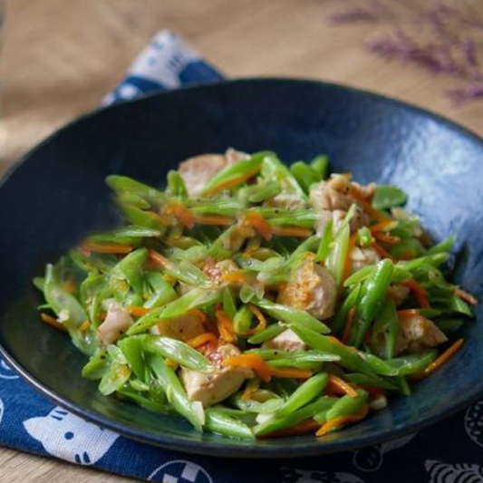 Chicken with String Beans (Dinner) 鸡丁四季豆(晚餐)