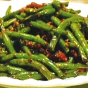 60a. Spicy Minced Pork with Green Beans