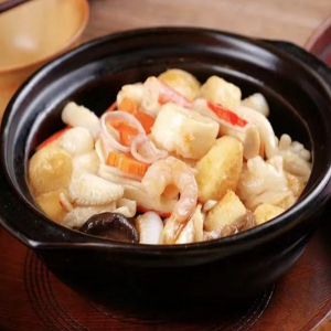 82. Braised Bream Fish with Bean Curd Hot Pot