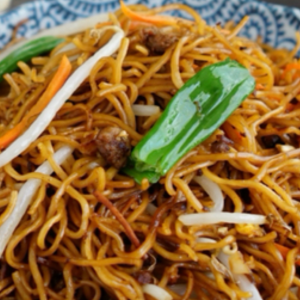 109. Bean Sprouts with Soya Sauce Chow Mein