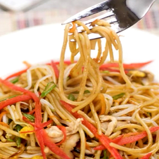 102. Shredded Chicken Chow Mein