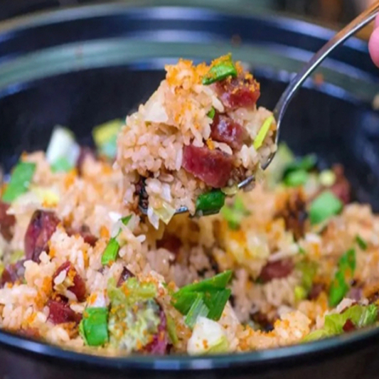 23. Steamed Rice with Chinese Sausage