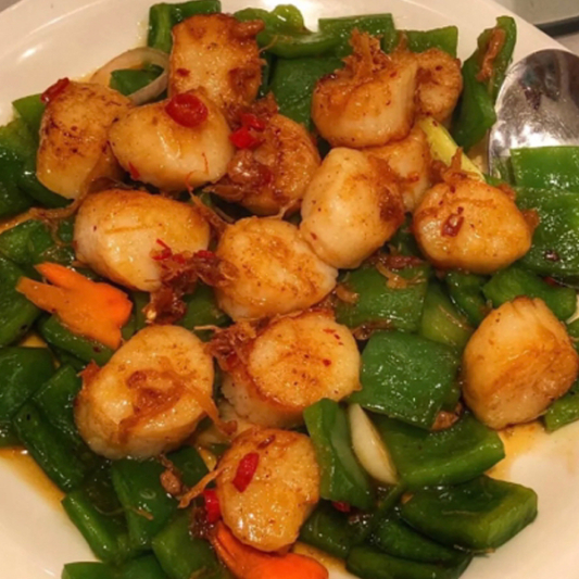 17. Scallops with Black Bean Sauce