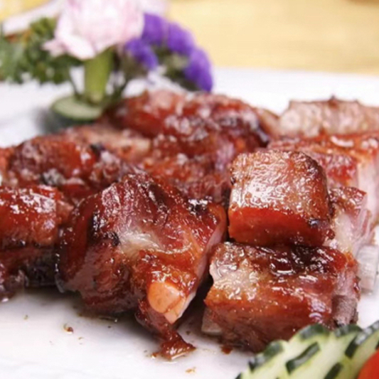 54. Honey Garlic Spareribs