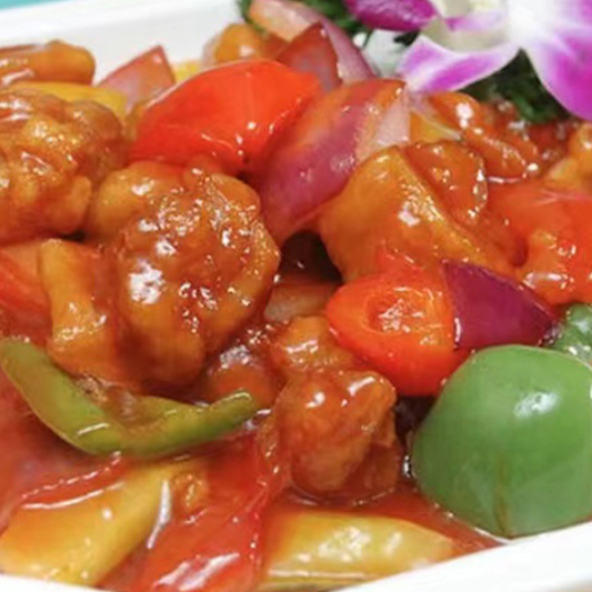 51. Sweet & Sour Pork with Pineapple