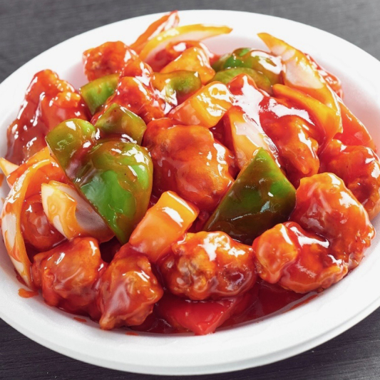 Sweet and Sour Stir-Fried Chicken