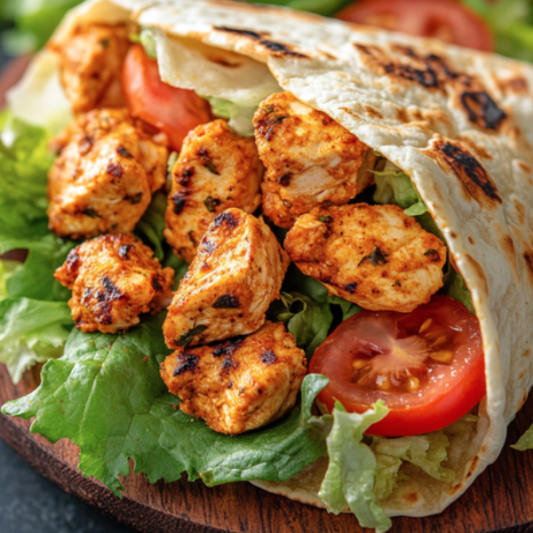 Chicken Wrap with Fries