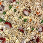 BBQ Pork Fried Rice 叉烧炒饭