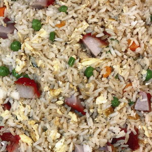 BBQ Pork Fried Rice 叉烧炒饭