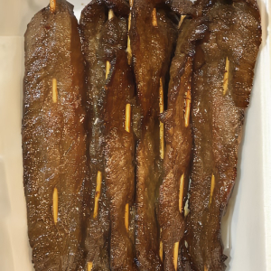 Teriyaki Beef (6 pcs) 牛串