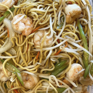 82. Shrimp Lo Mein 虾捞面
