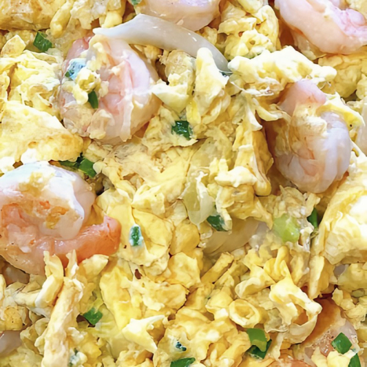 48. Scramble Eggs with Shrimp 滑蛋虾仁 