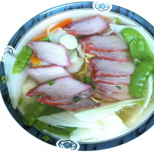 74. BBQ Pork Noodle Soup 叉烧汤面