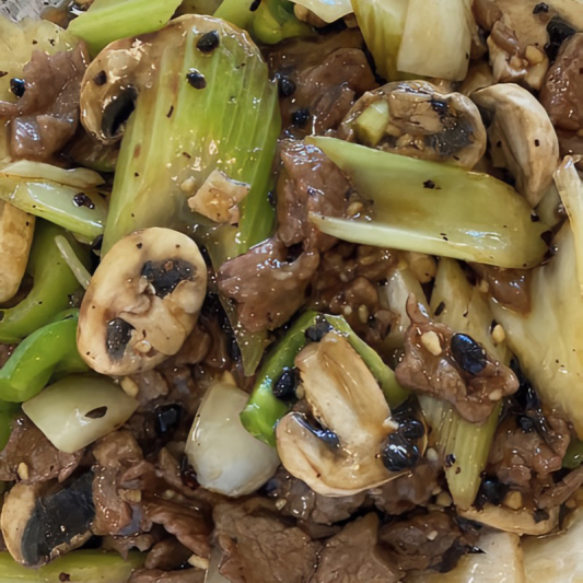 25. Beef with Black Bean Sauce 豉汁牛 