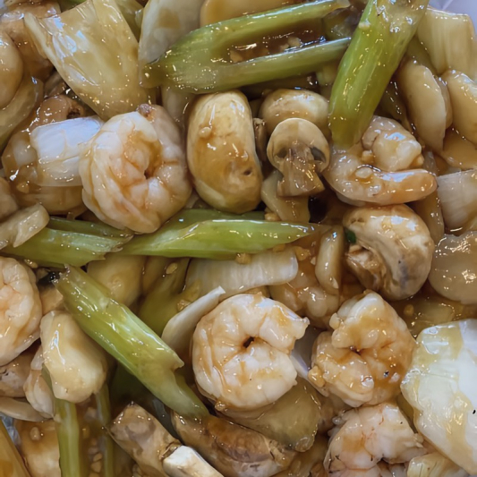 Shrimp with Garlic Sauce Family Dinner 大蒜虾 