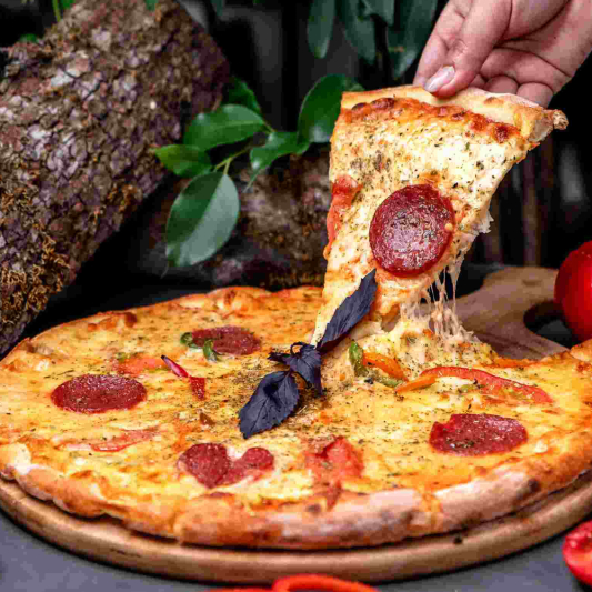 Pepperoni and Cheese Pizza