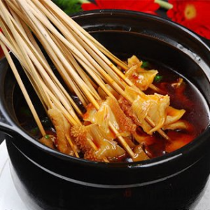 Xian Swilled Cow Gut in Sesame Sauce (6 pcs) 西安麻辣涮牛肚 (6串)