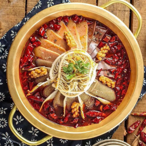 Gold Duck Blood Tofu 金牌毛血旺