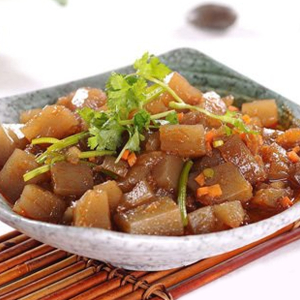 Sauteed Mung Bean Piece 炒凉粉