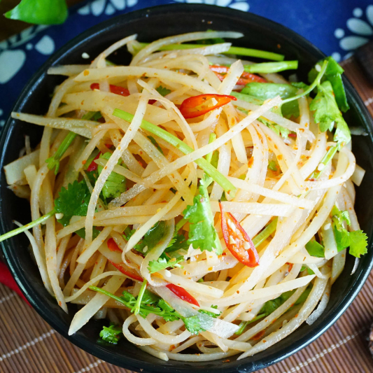 Shredded Potatoes 凉拌土豆丝