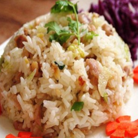 Fried Rice with Diced Chicken 鸡粒蛋炒饭