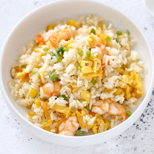 Fried Rice with Steamed Rice 鸡粒蛋炒饭