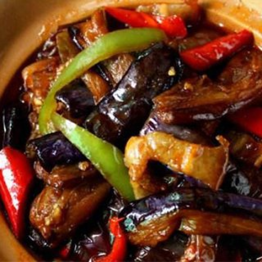 Sweet and Sour Spicy Eggplant 鱼香茄子