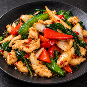 F1. Pad Kra Pao (Basil Stir-Fried)