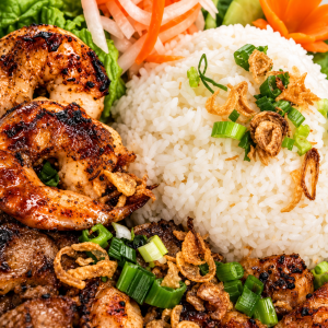 White Rice Plates