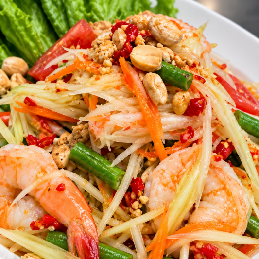 S1. Shrimp Papaya Salad 