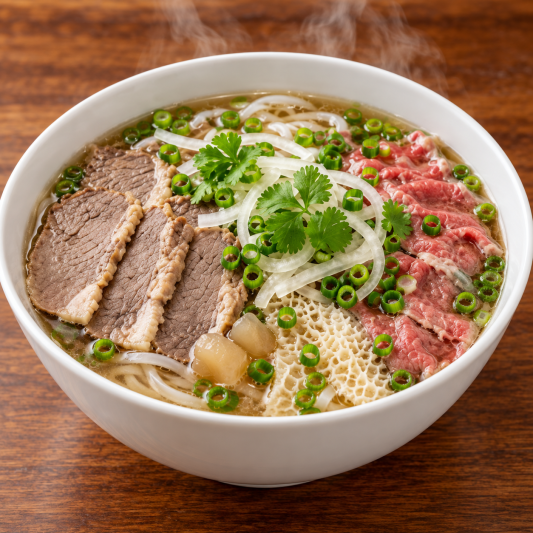 P2. Steak, Brisket, Tendon, Flank, Tripe Noodle Soup