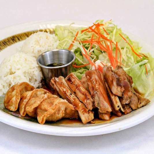 T-17. Teriyaki Chicken & Gyoza