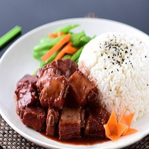 Steamed Rice with Ribs