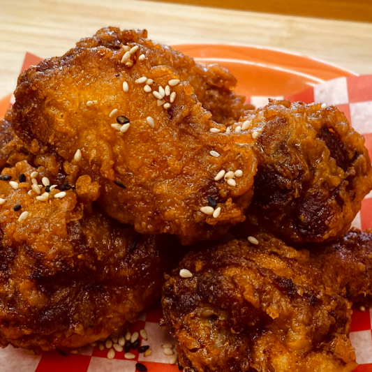 Soy Garlic Korean Fried Chicken Wings